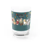 HanaChannel_hogonekoLifeのHana Channelクリスマスグッズ2023 Water Glass :front