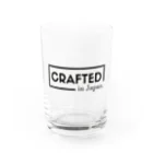 TakahashijunのCrafted in Japan ロゴ BLK Water Glass :front