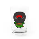 いんこ屋堂のキスジインコ Water Glass :front