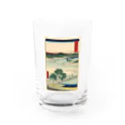 浮世絵屋の広重「冨二三十六景⑬　武蔵玉川」歌川広重の浮世絵 Water Glass :front