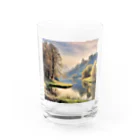 maikoのショップの静かな川辺の風景 Water Glass :front