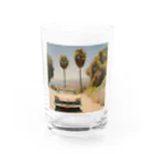 サーフサイドファッションのパームサイド Water Glass :front