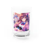 luckyTigerのゲーム女子 Water Glass :front