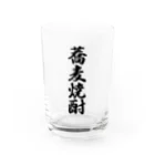 着る文字屋の蕎麦焼酎 Water Glass :front