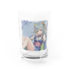 MonMochiの着物の少女 Water Glass :front