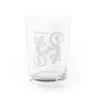 ZONICATROPICS / ゾニカトロピクスのGecko Heaven-ヤモリ天国（アイスブルー） Water Glass :front