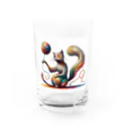 宇宙猫の宇宙猫01 Water Glass :front