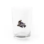 AI イラスト工房の平伏あらいぐま Water Glass :front