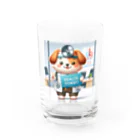 はらの健康第一の犬 Water Glass :front