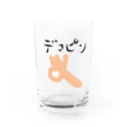 アケジの可愛いもの沢山のショップのデコピン Water Glass :front