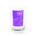 チカラisパワーのパープルギャラクシー Water Glass :front