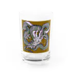 ごじぇんのいろいろしょっぷの龍(黄) Water Glass :front