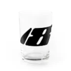 ワンエイトショップの起業18・ロゴBlack Water Glass :front