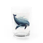 ラクダカンパニーのブルーソング Water Glass :front