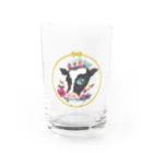 ビーフオアチキンアンドスープのうしと花 ミルクグラス Water Glass :front