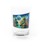 niko&PANDA shopのおとめ座　運気上昇 Water Glass :front