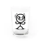 Design by hisachilの線人くん(ガッツ) Water Glass :front