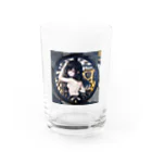 E16のマンホール美女 Water Glass :front