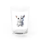 ブサカワ二頭身アニマルくんのブサカワ二頭身アニマル(背景無) Water Glass :front