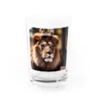 Mint3110-factoryの🦁ライオンキング(King of Lion) Water Glass :front