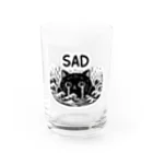 blackcatmaxの悲しみの黒猫 Water Glass :front