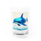 Spitz99のイルカ Water Glass :front