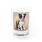 Very Kawaii CreationsのMoon dog Water Glass :front