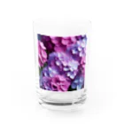 Spitz99のアジサイ Water Glass :front