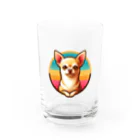 ちわわんのチワワン Water Glass :front