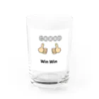 フリーダムの貴方も私も、Win Water Glass :front