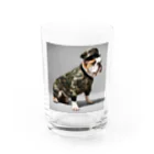 中原ひろふみのブルド軍曹 Water Glass :front