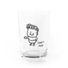 pilates_loversのピラティス氏グッズ Water Glass :front