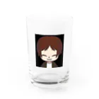 瀧さんショップのおかずちゃん似顔絵アイコン Water Glass :front