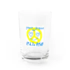 ピース フォー ウクライナのウクライナちゃん Water Glass :front