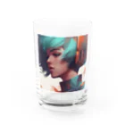 たてっぴのショップのボブカットのアイドル Water Glass :front