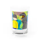 🇪🇪トロオドン🇪🇪のゴジラジオ Water Glass :front