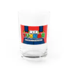 旅するマリオ配達員　放浪の旅中のオリジナルグッズ Water Glass :front