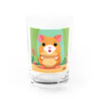 cleargのハムスター大好き Water Glass :front