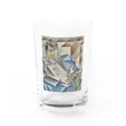 世界美術商店のピカソの肖像画 / Portrait of Pablo Picasso Water Glass :front