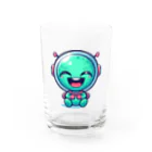 おふざけの爆笑宇宙人 Water Glass :front