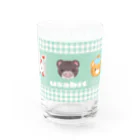 うちゃびっとやさん。の【usabit】けもびっとgreen2 Water Glass :front