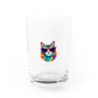 629_CAT_ARTのグラカラキャット2 Water Glass :front