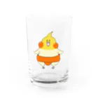 モチモチ力士部屋のオカメ力士 Water Glass :front