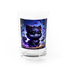 かわAI動物ショップの闇属性の猫2 Water Glass :front