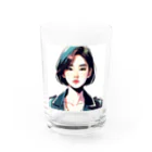 TMJのアジア美人 Water Glass :front