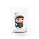 ぱんだまんの小さな男の子 Water Glass :front