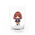 A-Intelligenceの可愛い制服の女の子シリーズ Water Glass :front