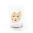 AORBのクレヨンキャット Water Glass :front