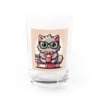 animal-loversの癒し猫 Water Glass :front