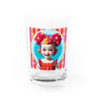 DoLLのポップな少女 Water Glass :front